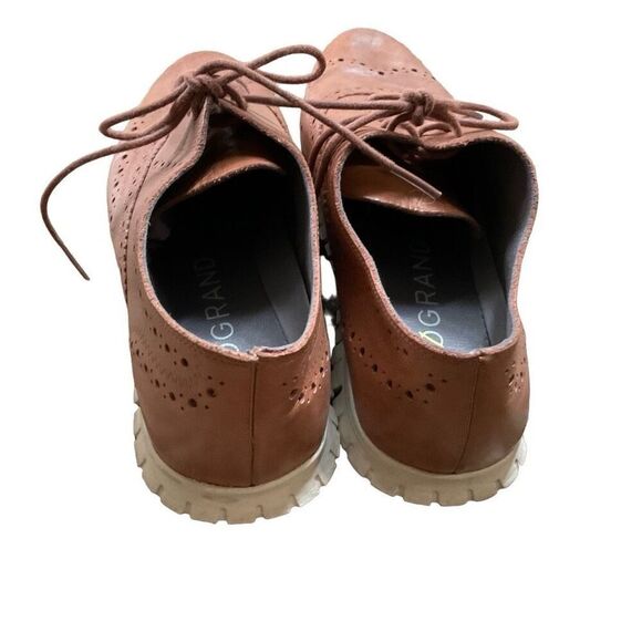 Cole Haan ZERØGRAND Wingtip Oxfords- Woodbury Leather-ivory- size 8.5 - Picture 6 of 8